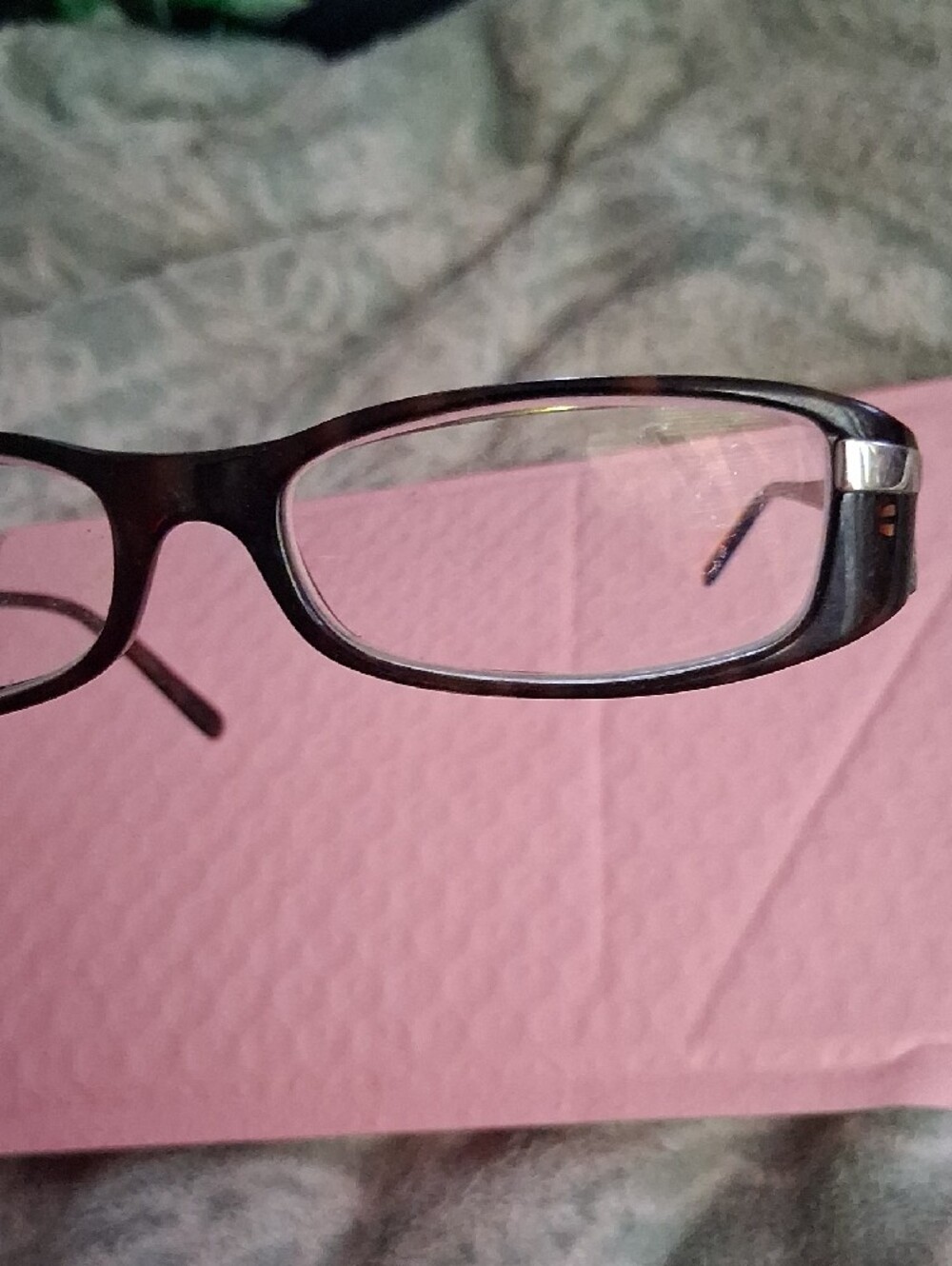 Prada Classic Rectangular Reading Glasses in Tortoiseshell - Picture 2 of 6